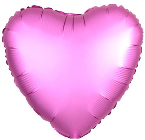 18 İNC KALP PEMBE RENK FOLYO BALON balon