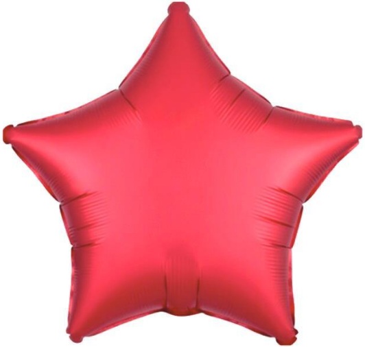 18 İNC YILDIZ KIRMIZI RENK FOLYO BALON balon