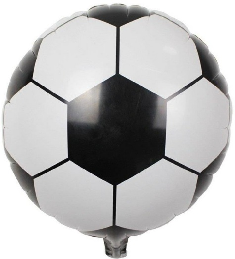 18 İNC YUVARLAK SİYAH BEYAZ FOLYO BALON balon